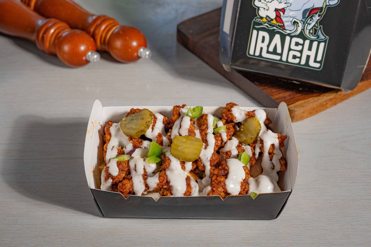 Korean Chicken Loaded Fries